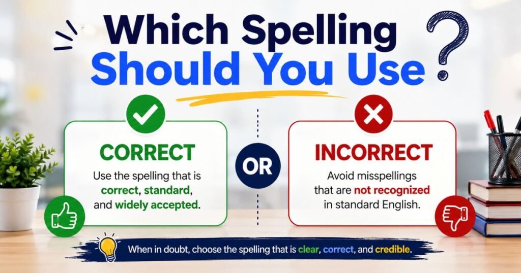 Which Spelling Should You Use