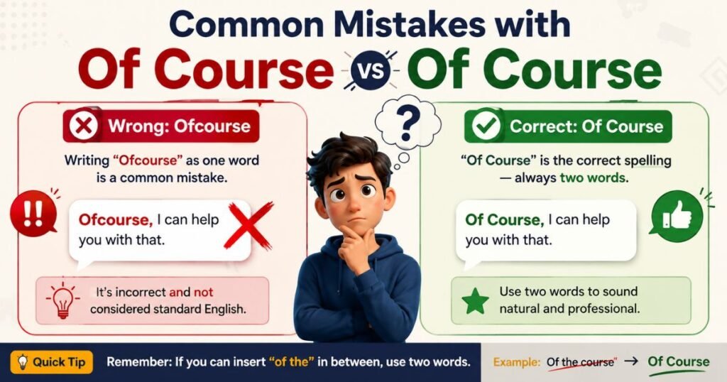 common-mistakes-with-of-course-vs-of-course