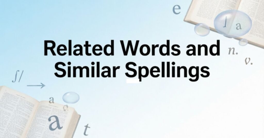 related-words-and-similar-spellings