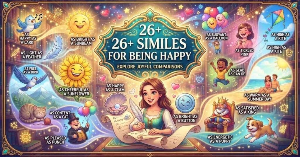 26+ Similes for Being Happy