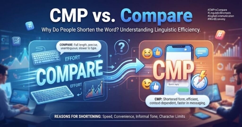 CMP vs. Compare: Why Do People Shorten the Word?