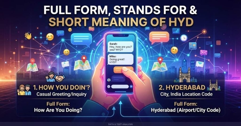 Full Form, Stands For & Short Meaning of HYD