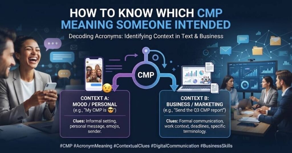 How to Know Which CMP Meaning Someone Intended