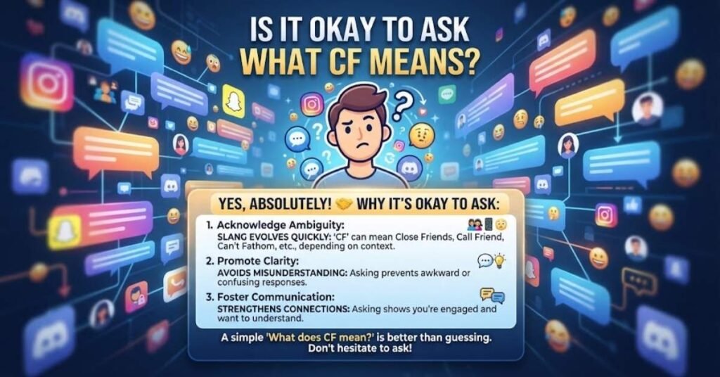 Is It Okay to Ask What CF Means?