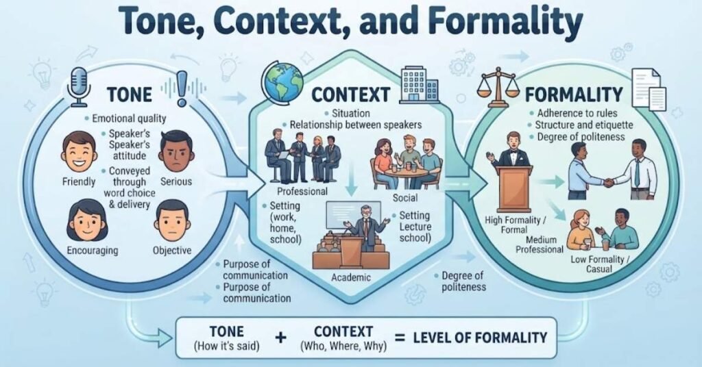 Tone, Context, and Formality