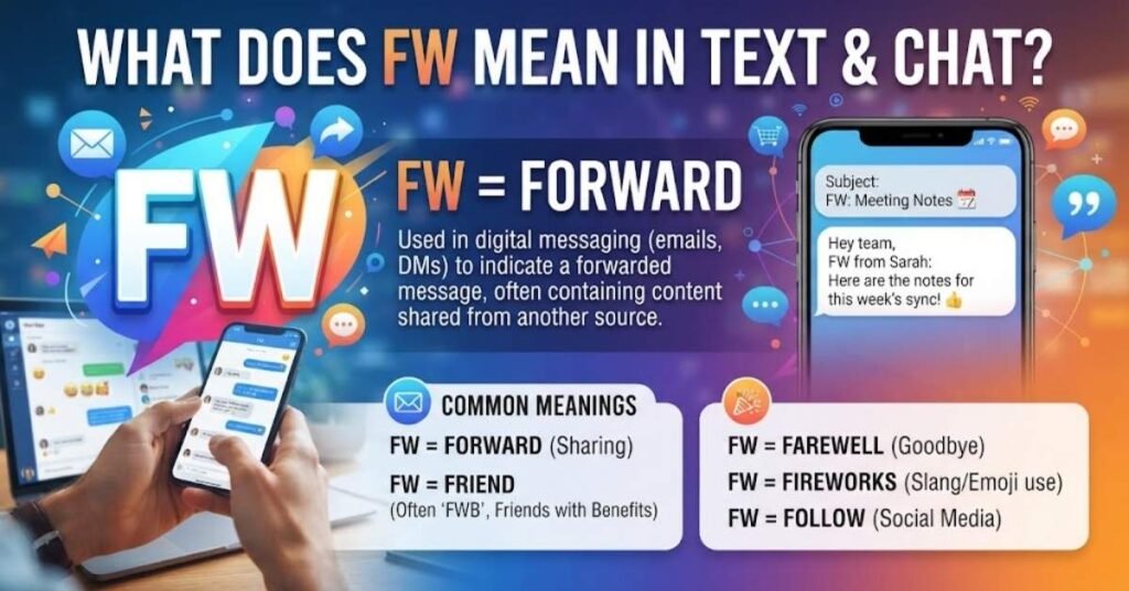 What Does FW Mean in Text & Chat?
