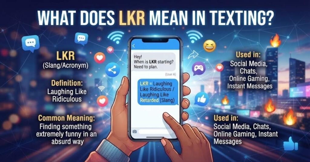 What Does LKR Mean in Texting?