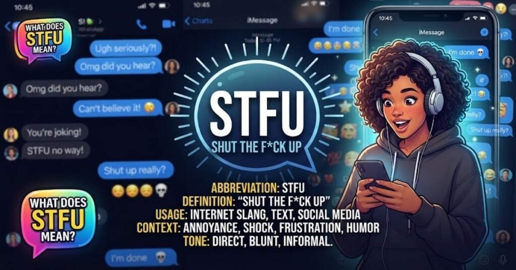 What Does STFU Mean in Text & Chat?