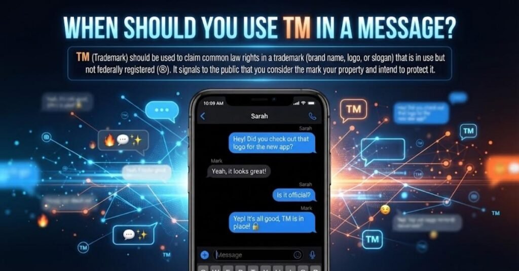 When Should You Use TM in a Message?