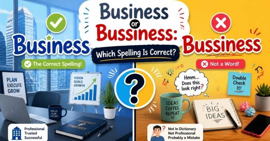 Business or Bussiness: Which Spelling Is Correct?