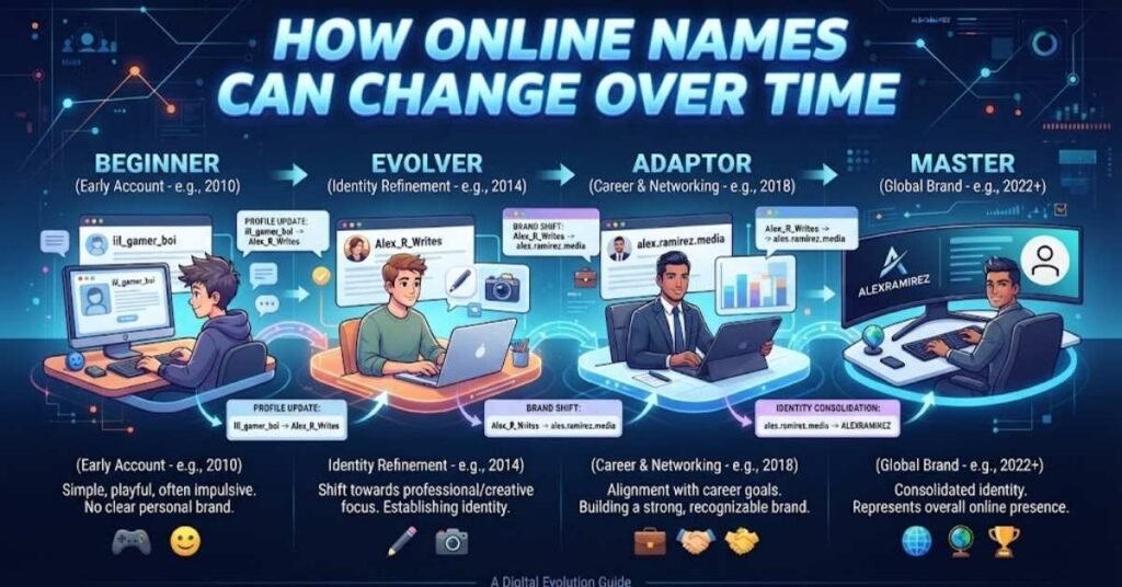 How Online Names Can Change Over Time