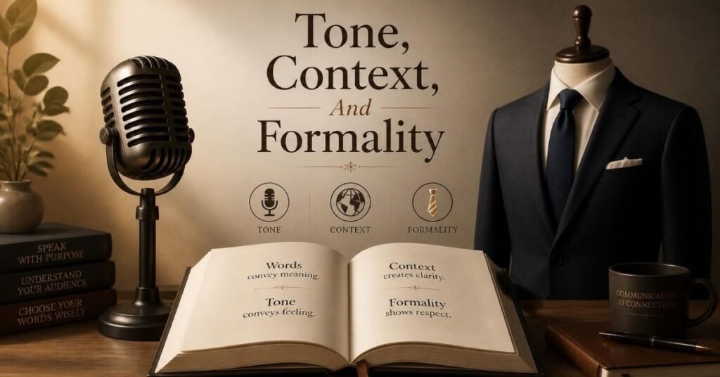 Tone, Context, And Formality