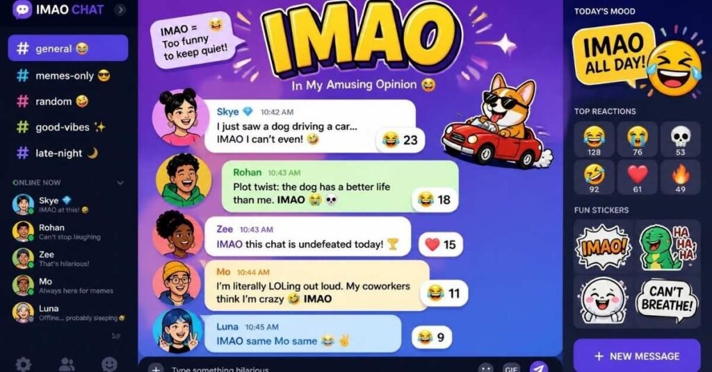 What Does IMAO Mean in Text & Chat?
