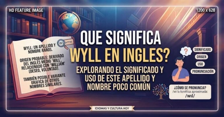 que significa wyll en ingles