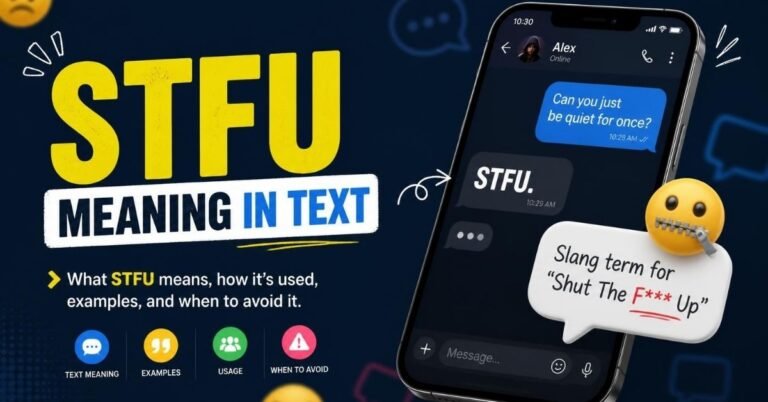 stfu meaning in text