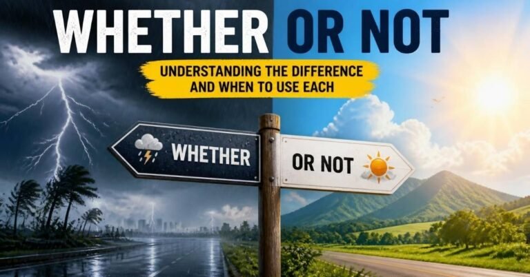 whether or not